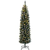  Umjetno tanko božićno drvce sa 150 LED žarulja 150 cm | shoptok.hr