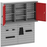  Set ormara za alate 3 pcs Crvena Čelik s prahom premazan | shoptok.hr