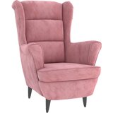 vidaXL Naslanjač iz roza žameta, (20701801) | Shoptok.si