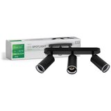 Greentech led spot svetiljka gu10 3kom crna ( NYXA-3 ) | ePonuda.com