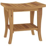  Kupaonski bočni stolić 50 x 35 x 45 cm od masivne tikovine | shoptok.hr