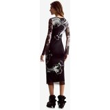 Desigual Haljina crna / bijela | shoptok.hr