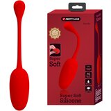 Pretty Love Knucker Super Soft Silicone Vibration Egg Red Cene