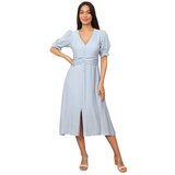 La Modeuse Dolge obleke 70943_P166220 Modra Cene
