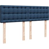  Krevet s oprugama i madracem plavi 160x200 cm od tkanine | shoptok.hr