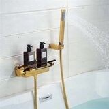 EYN Elegantna črna armatura za kad | Pipa s slapom ZP1920 — Zlata | Shoptok.si