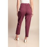 Fenzy Plus Size Bombažne Hlače, Vijola | Shoptok.si