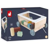 Janod Leseni voziček s kockami | Shoptok.si