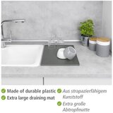 Wenko Siva gumena podloga za ocjeđivanje posuđa 40x30 cm Maxi – | shoptok.hr