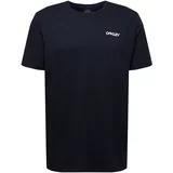 Oakley Funkcionalna majica 'MARBLE' dimno modra / črna / bela