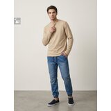 Sinsay Pamučna henley majica s dugim rukavima | shoptok.hr