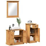  Set namještaja za kupaonicu VIGO 3 kom. Medeno smeđa | shoptok.hr