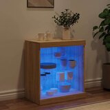  Komoda s LED svjetlima boja hrasta sonome 60 5x37x67 cm | shoptok.hr