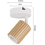  Brilagi - Zidna spot svetiljka MODERN WOOD 1xGU10/8W/230V drvo/bela | Eponuda.com