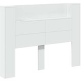  Vzglavje z LED lučmi Bela 140 x 16,5 x 103,5 cm Konstruiran les, (5000108947) | Shoptok.si