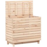 vidaXL Košara za perilo 88,5x44x76 cm trdna borovina | Shoptok.si