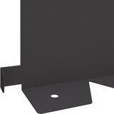  Ograda oko Travnjaka 20 pcs 102 x 15 x 4 cm Čelik Crna | shoptok.hr
