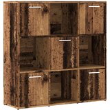vidaXL Polica za knjige Staro drvo 90x28x90 cm Konstruirano drvo | Eponuda.com