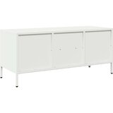 vidaXL TV omarica bela 101,5x39x43,5 cm hladno valjano jeklo | Shoptok.si