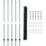  Heksagonalna ograda s stubom 10 x 1,5 m Čelik premazan PVC-om | Eponuda.com