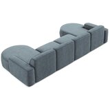 Makamii Prljavo plava kutna garnitura od šenila (u obliku slova "U") Omao – | shoptok.hr