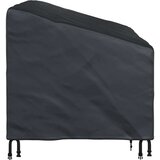 vidaXL Pokrivač za vrtnu klupu Crna 160 x 100 x 61 / 89 cm 210D tkanina | shoptok.hr
