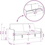 SOFA s pohranom Crna 172 x 78 x 87 cm Poliester | Shoptok.si