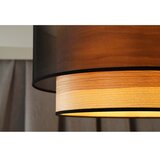  Duolla - Visilica na sajli WOOD BOHO 1xE27/15W/230V prečnik 45 cm crna/bež | Eponuda.com