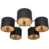  Plafonski luster ALBA 5xE27/15W/230V crna/zlatna | Eponuda.com