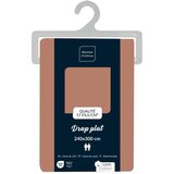 Douceur d intérieur Pamučna plahta u boji lososa 240x300 cm Lina – | shoptok.hr