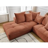 Bobochic Paris Kutna garnitura od šenila boja terakote (s desnim kutom/u obliku slova L) Whesley – | shoptok.hr