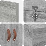  Postelja z dodatnim prostorom za shranjevanje Siva Sonoma 90x200 cm | Shoptok.si