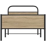 vidaXL Okvir kreveta bez madraca boja hrasta sonome 90 x 200 cm drveni | shoptok.hr