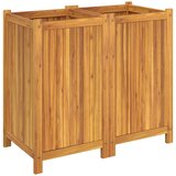  Vrtna sadilica s oblogom 84x42x75 cm od masivnog drva bagrema | shoptok.hr