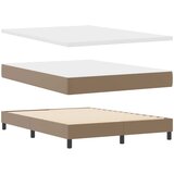  Krevet s opruga kutije s madracem Boja cappuccina 160 x 200 cm | shoptok.hr