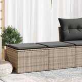 vidaXL 2-dijelni set vrtnih sofa poliratan i bagrem s jastucima sivi | shoptok.hr