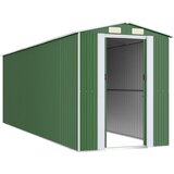  Vrtno spremište zeleno 192x606x223 cm od pocinčanog čelika | Eponuda.com
