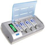 Dexxer univerzalni LCD polnilnik za 4 polnilne baterije Ni-Mh Ni-Cd BC-1000 | Shoptok.si