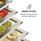 Klarstein Master Jerky 24 Dehidrator (24 polic) profesionalni sušilnik sadja in zelenjave - | Shoptok.si