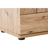 Landscape visoka komoda, črna, barve hrasta | Shoptok.si