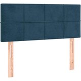 Box spring krevet s madracem tamnoplavi 80 x 200 cm baršunasti | shoptok.hr