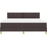 LED Box Spring Krevet Tamno smeđa 180 x 200 cm tkanina | shoptok.hr