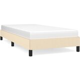 The Living Store Posteljni okvir krem 100x200 cm blago - Posteljni Okvir, (21528492) | Shoptok.si