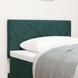 vidaXL Uzglavlje Dizajn Dijamantnih Blokova Tamnozelena 80 cm Baršun | shoptok.hr
