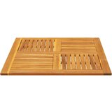 Stolna ploča 90x90x2 2 cm četvrtasta od masivnog drva bagrema | shoptok.hr