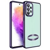  futrola sa niklovanim obodom No1 za xiaomi poco F5 tamno ljubicasta Cene