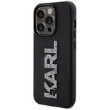  Originalna torbica KARL LAGERFELD Hardcase KLHCP15X3DMBKCK za iPhone 15 PRO MAX (3D Logo Glitter / crna) | shoptok.hr
