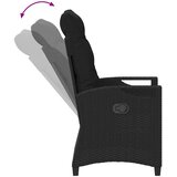  Vrtna stolica 2 pcs Crna 56 x 64 x 94 cm Čelik i poliester | shoptok.hr