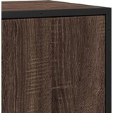  Komoda boja hrasta 35,5x35x76 cm konstruirano drvo i metal | shoptok.hr