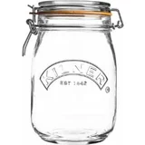 Kilner Okrogli stekleni kozarec za shranjevanje (1 liter)
